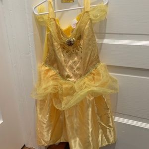 Girls Disney Princess Belle Dress 4-6X